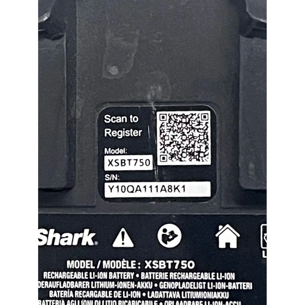 Original Shark Battery USED WITH VACUME IZ482H PRE OWNED‎ 2 BATTERYS 1- CHARGER